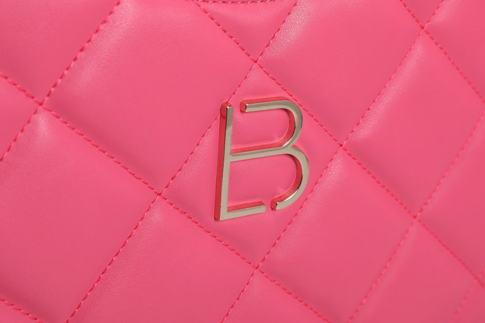 Lucky Bees 410 Bolso Bandolera Rosa Piel de Polivinilo Elegante y Sofisticado para Mujer